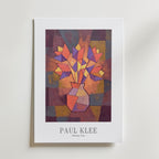 Paul Klee Glowing Vase Poster – med passepartout