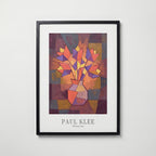 Paul Klee Glowing Vase Poster – svart ram