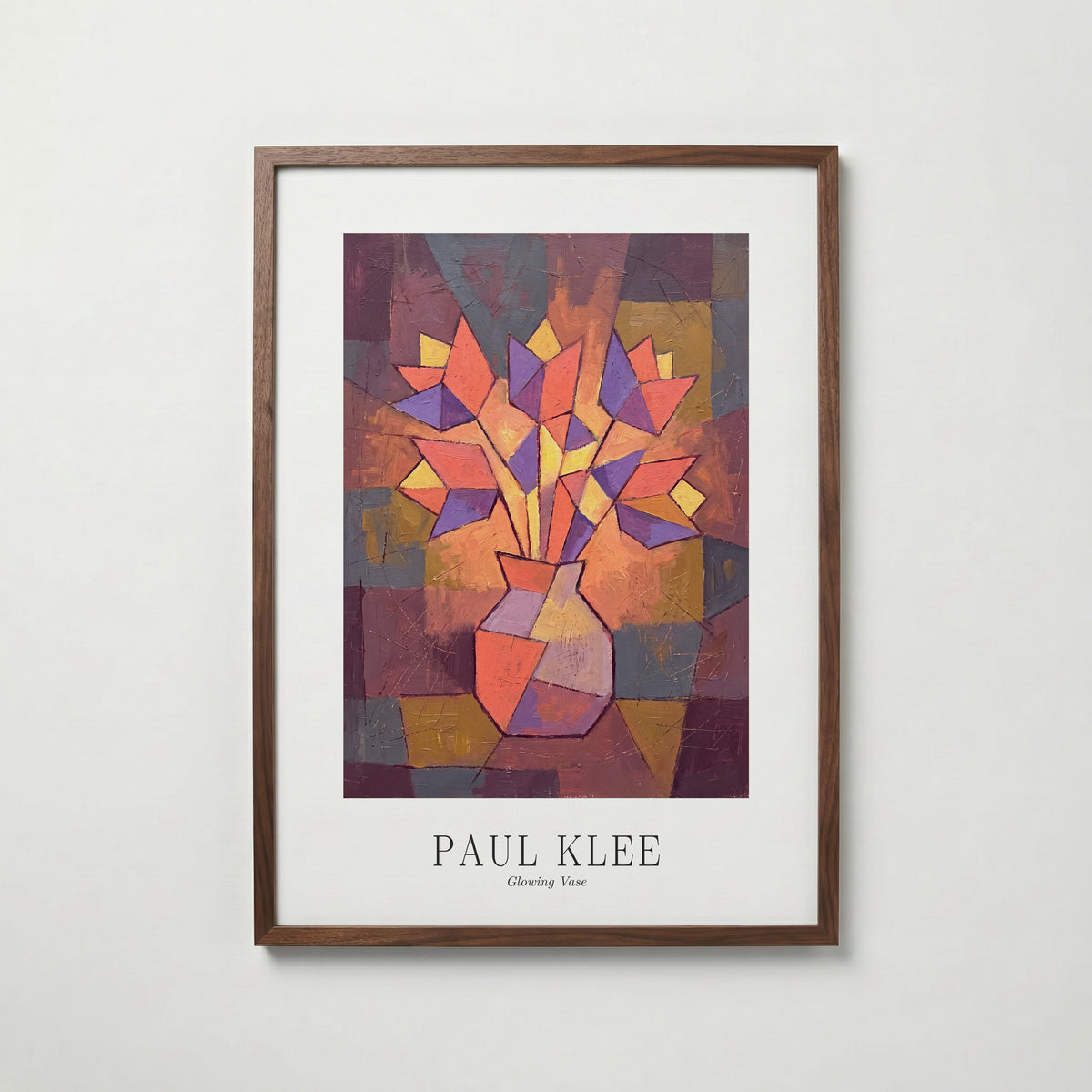 Paul Klee Glowing Vase Poster – valnötsram
