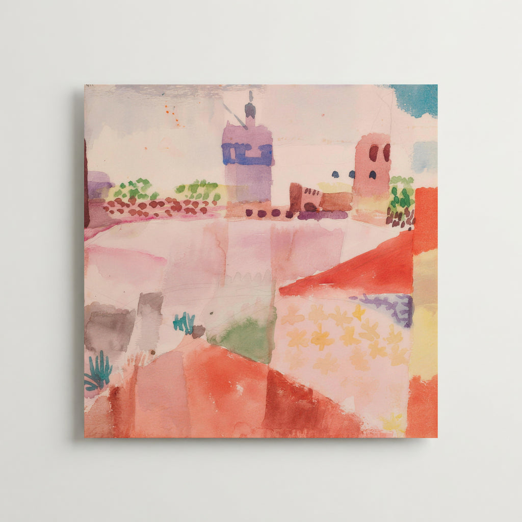 Paul Klee Hammamet with Its Mosque 1914 Poster – produktbild