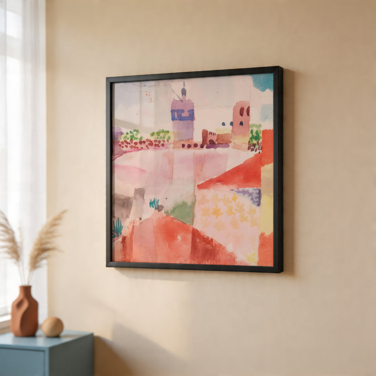 Paul Klee Hammamet with Its Mosque 1914 Poster – i rum 1