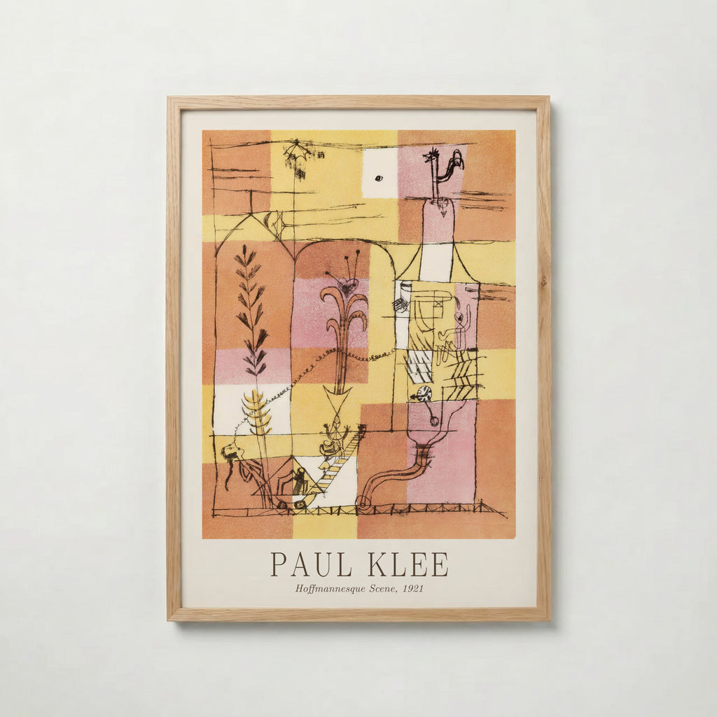 Paul Klee Hoffmannesque Scene 1921 Poster – ekram