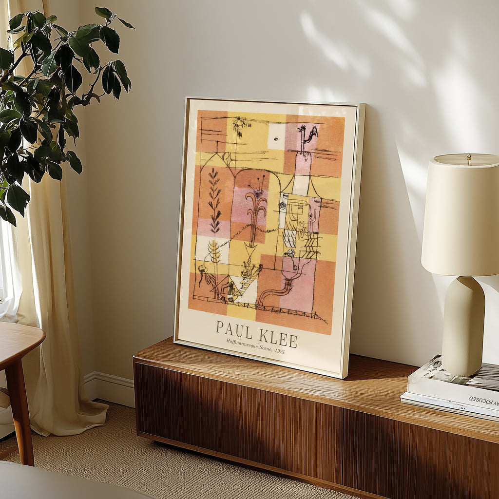 Paul Klee Hoffmannesque Scene 1921 Poster – i rum 2