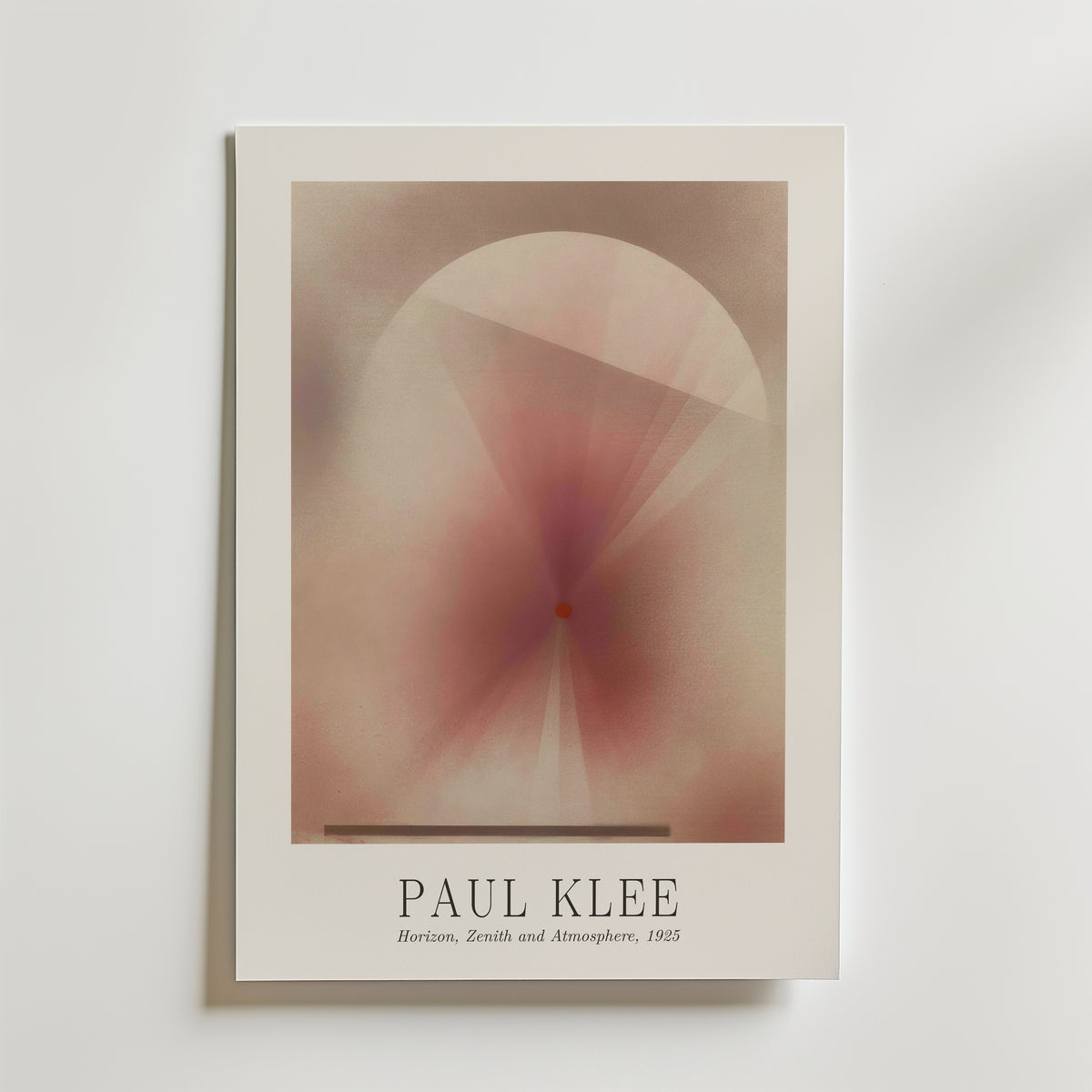Paul Klee Horizon, Zenith and Atmosphere 1925 Poster – med passepartout