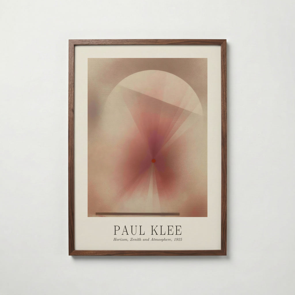 Paul Klee Horizon, Zenith and Atmosphere 1925 Poster – valnötsram