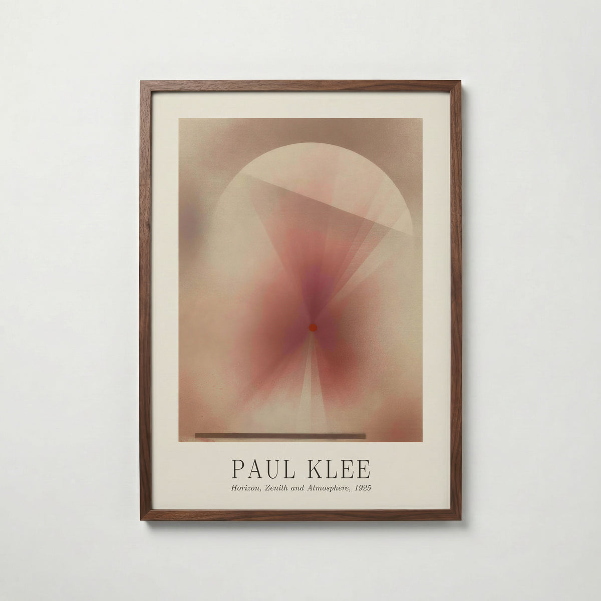 Paul Klee Horizon, Zenith and Atmosphere 1925 Poster – valnötsram