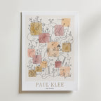Paul Klee Ink Garden Poster – med passepartout
