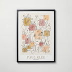 Paul Klee Ink Garden Poster – svart ram
