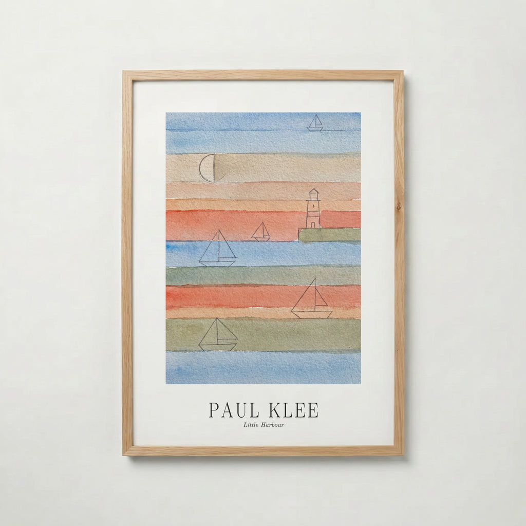 Paul Klee Little Harbour Poster – ekram