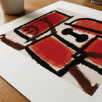 Paul Klee Locksmith 1940 Poster – närbild på papper