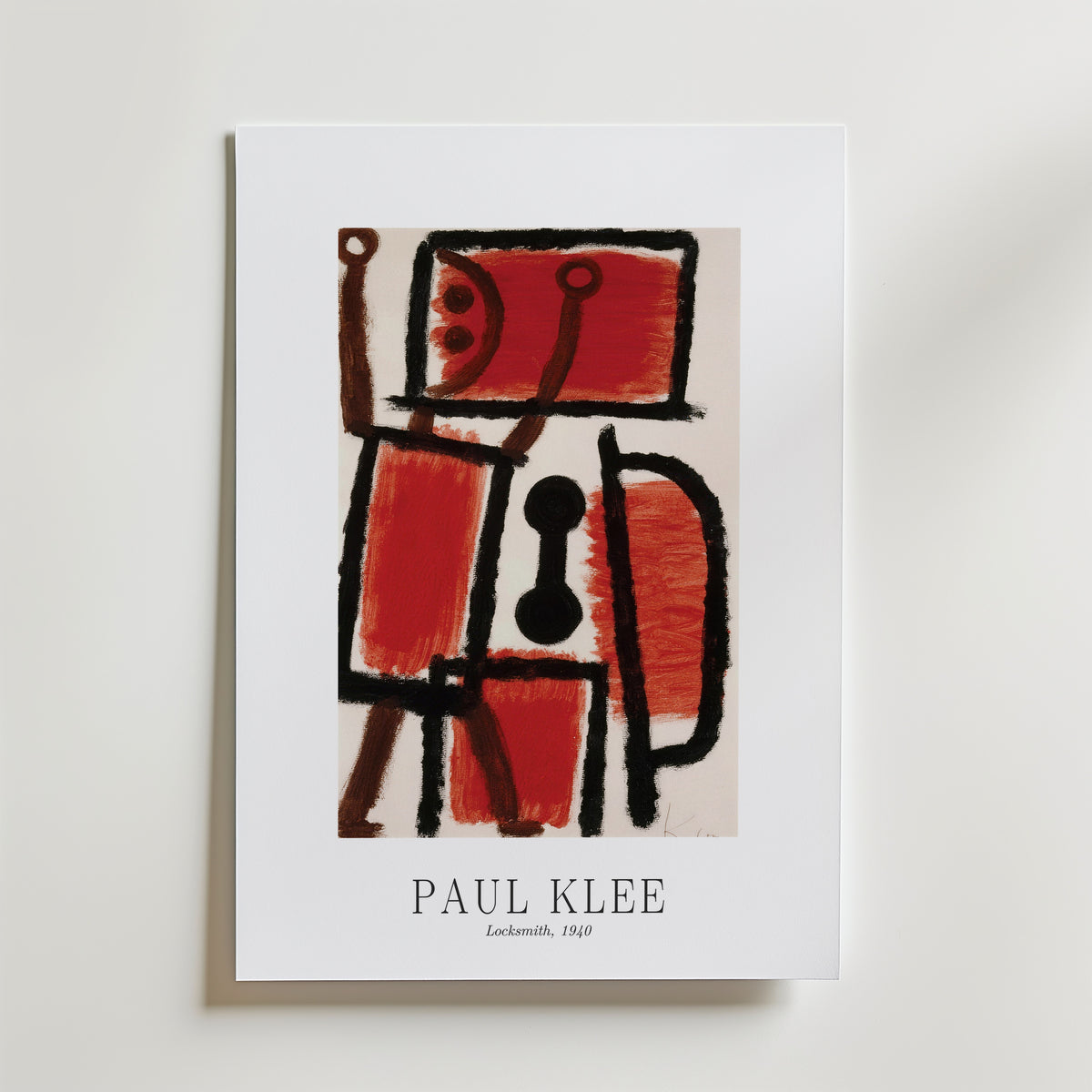 Paul Klee Locksmith 1940 Poster – med passepartout