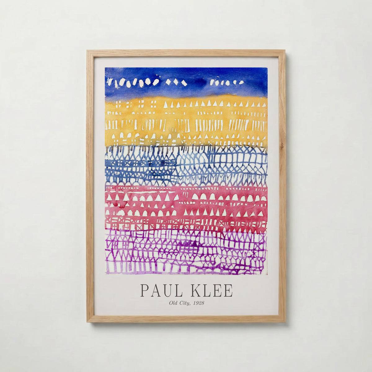 Paul Klee Old City 1928 Poster – ekram