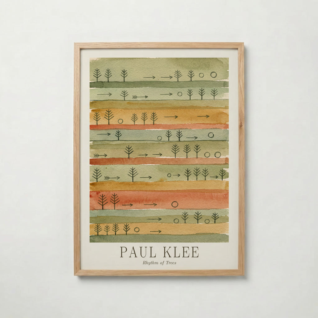 Paul Klee Rhythm of Trees Poster – ekram