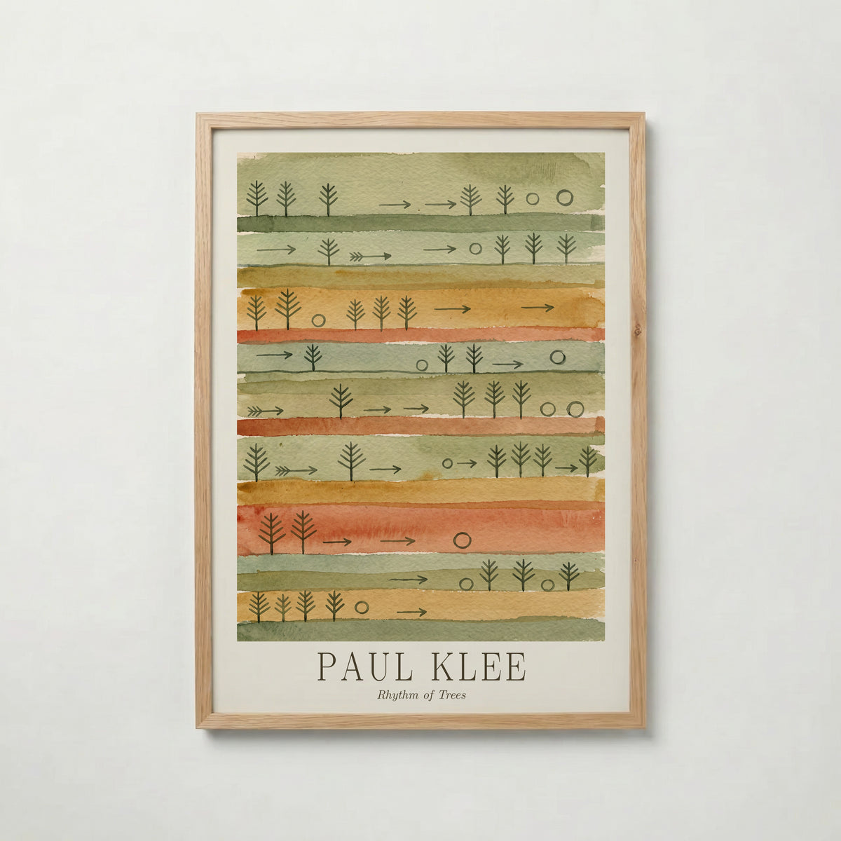 Paul Klee Rhythm of Trees Poster – ekram