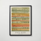 Paul Klee Rhythm of Trees Poster – svart ram