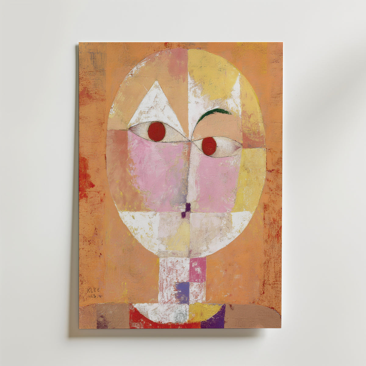 Paul Klee Senecio 1922 Poster – canvas utan passepartout