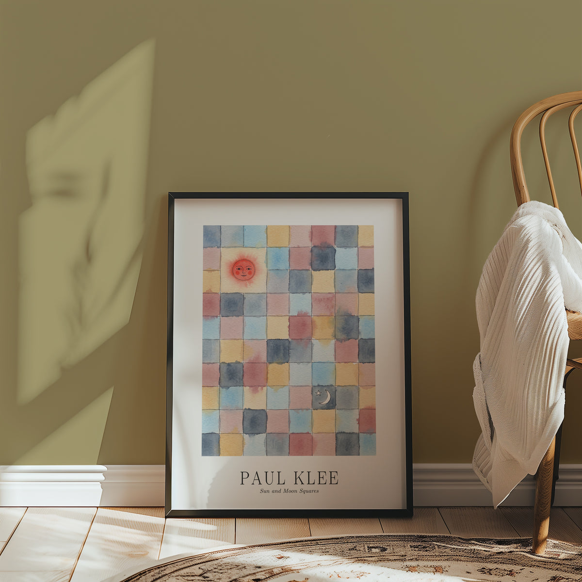 Paul Klee Sun and Moon Squares Poster – i rum 4