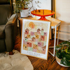 Paul Klee Sun over the Red Town Poster – i rum 5