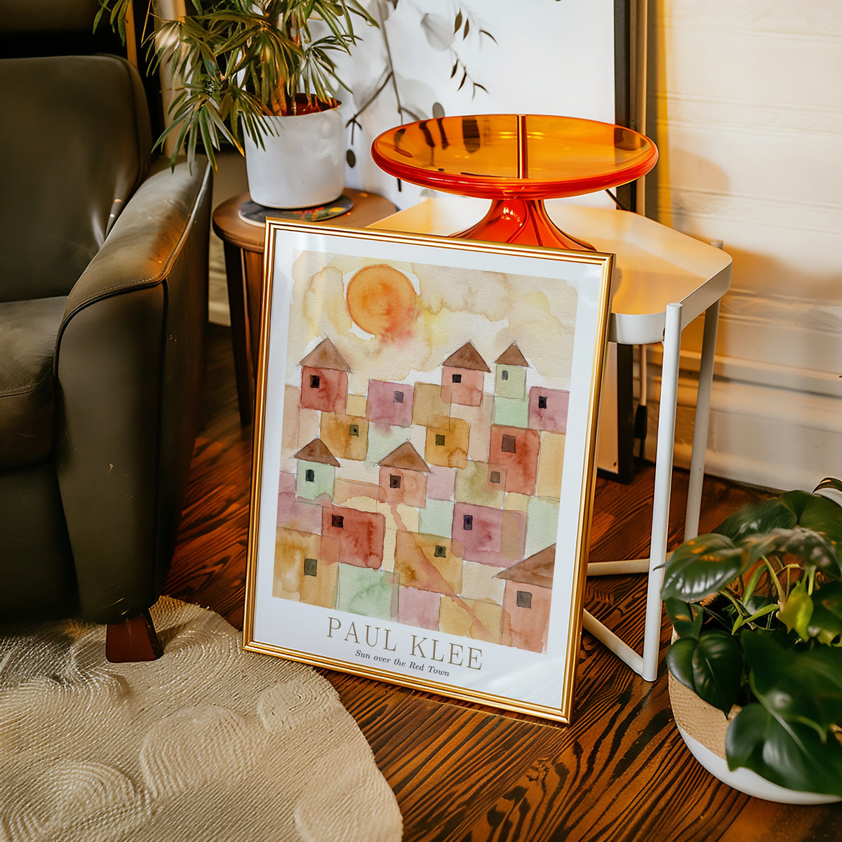 Paul Klee Sun over the Red Town Poster – i rum 5