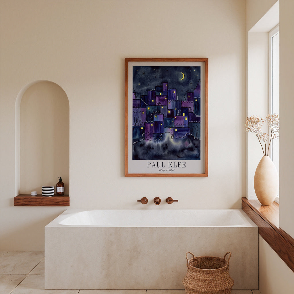Paul Klee Village at Night Poster – i rum 3