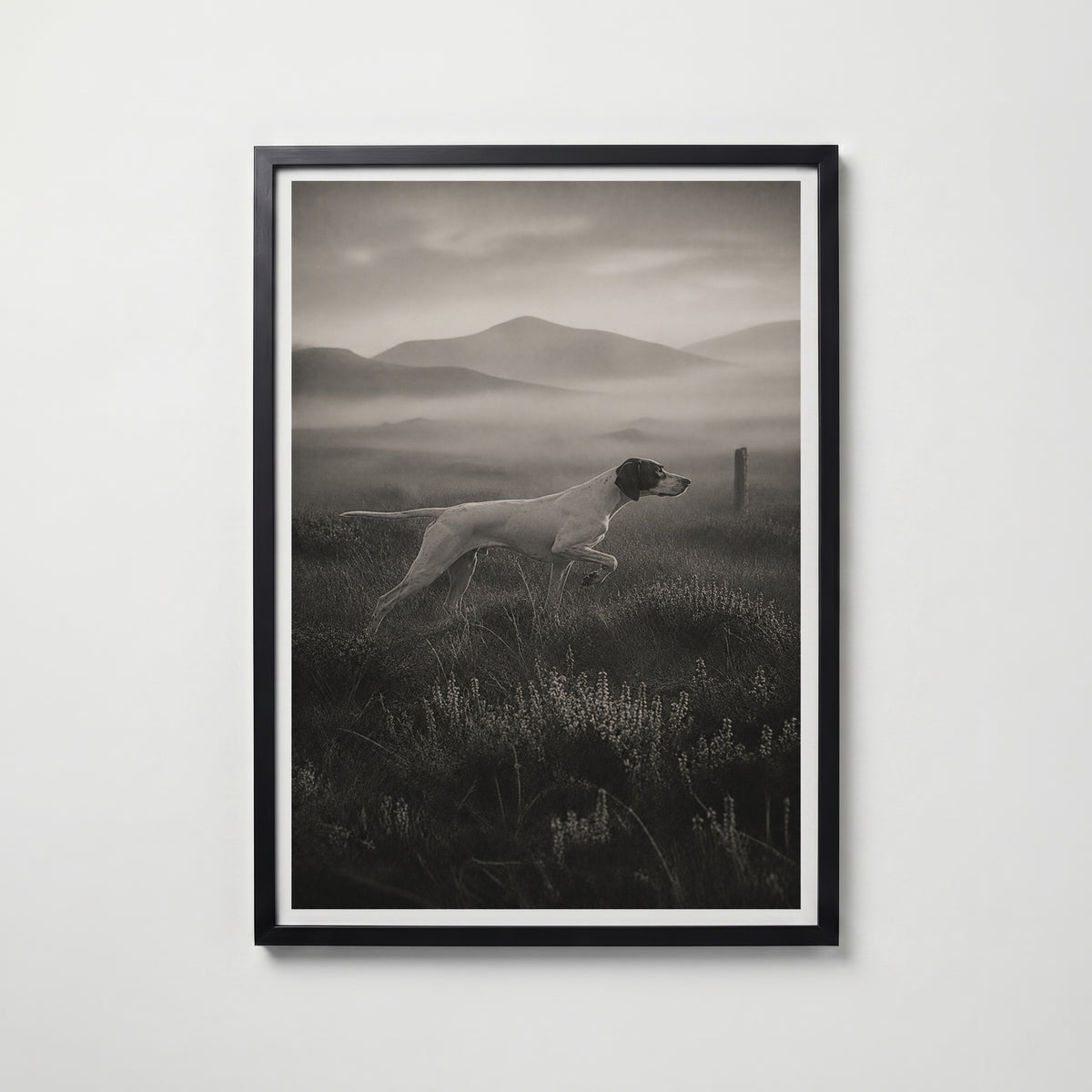 Pointer on the Moor Poster