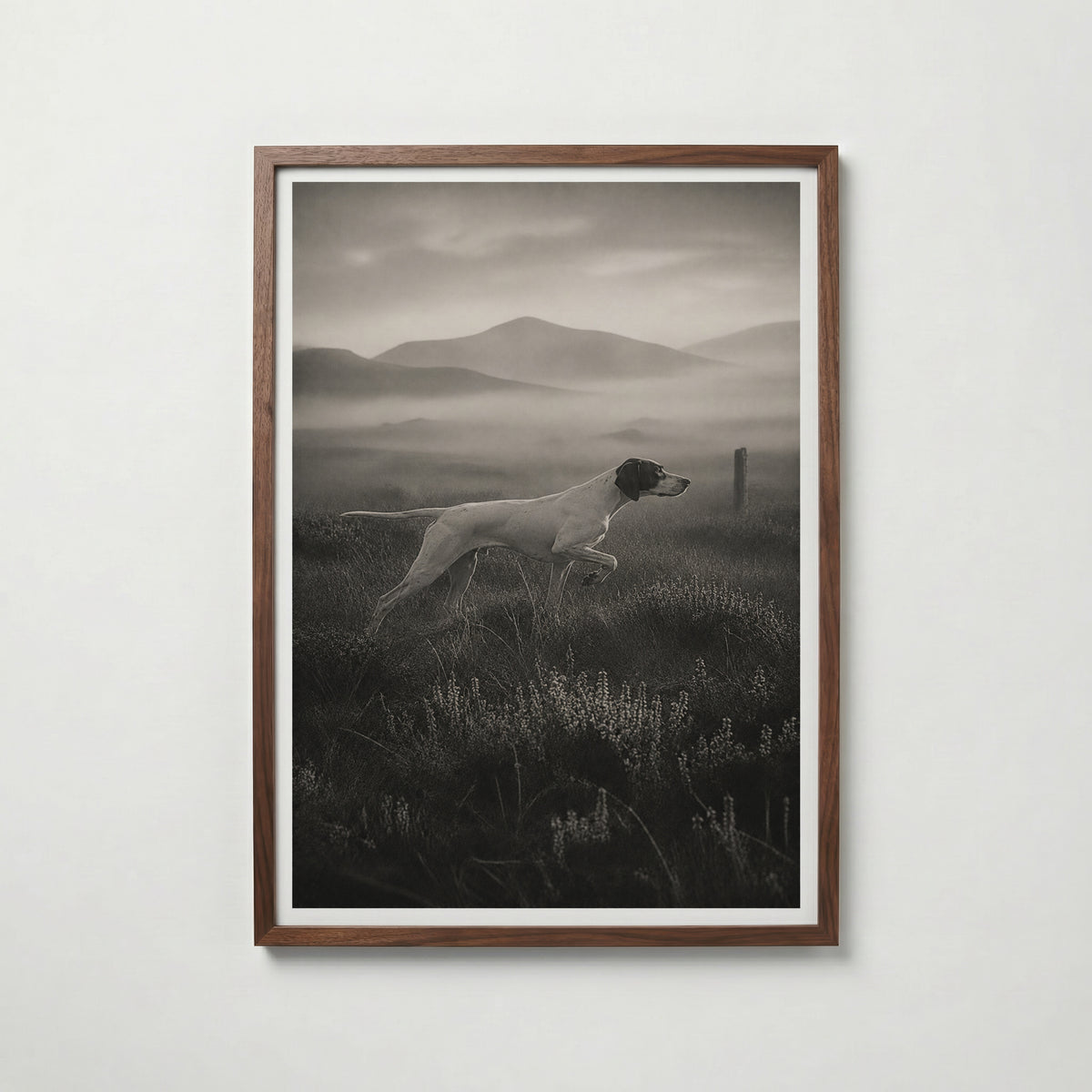 Pointer on the Moor Poster