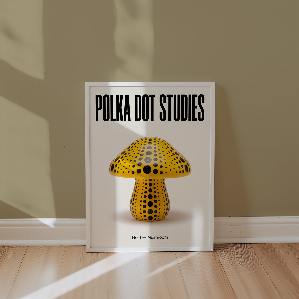 Polka Dot Mushroom Poster – i rum 1