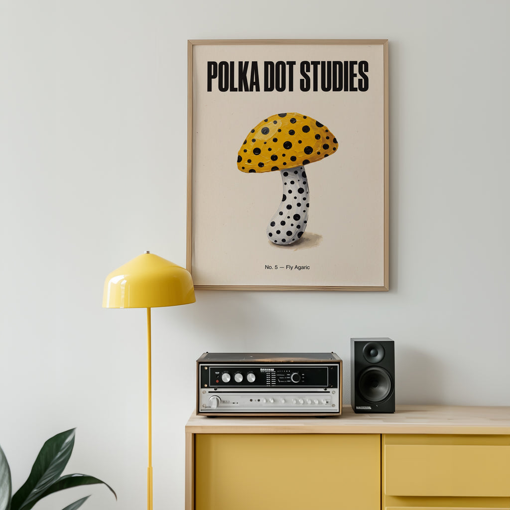 Polka Dot Fly Agaric Poster – i rum 2