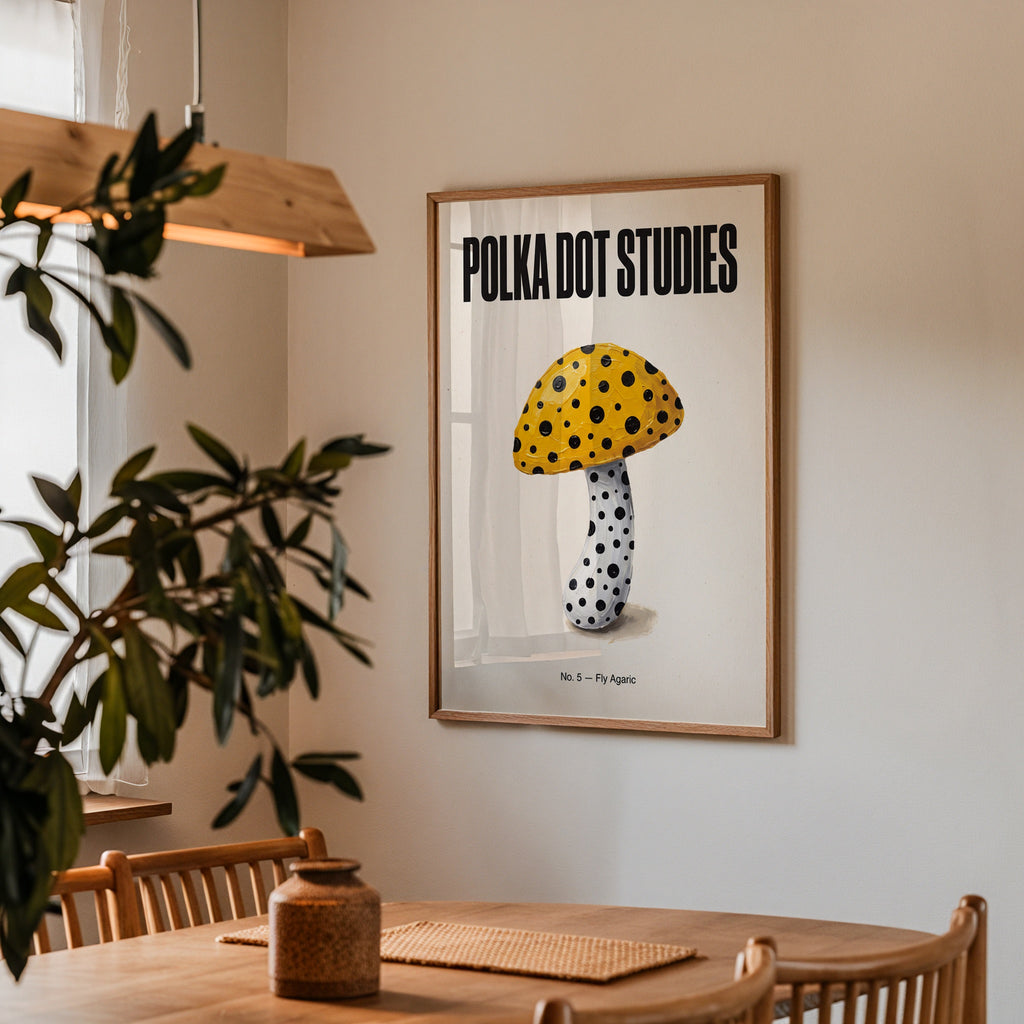 Polka Dot Fly Agaric Poster – i rum 4