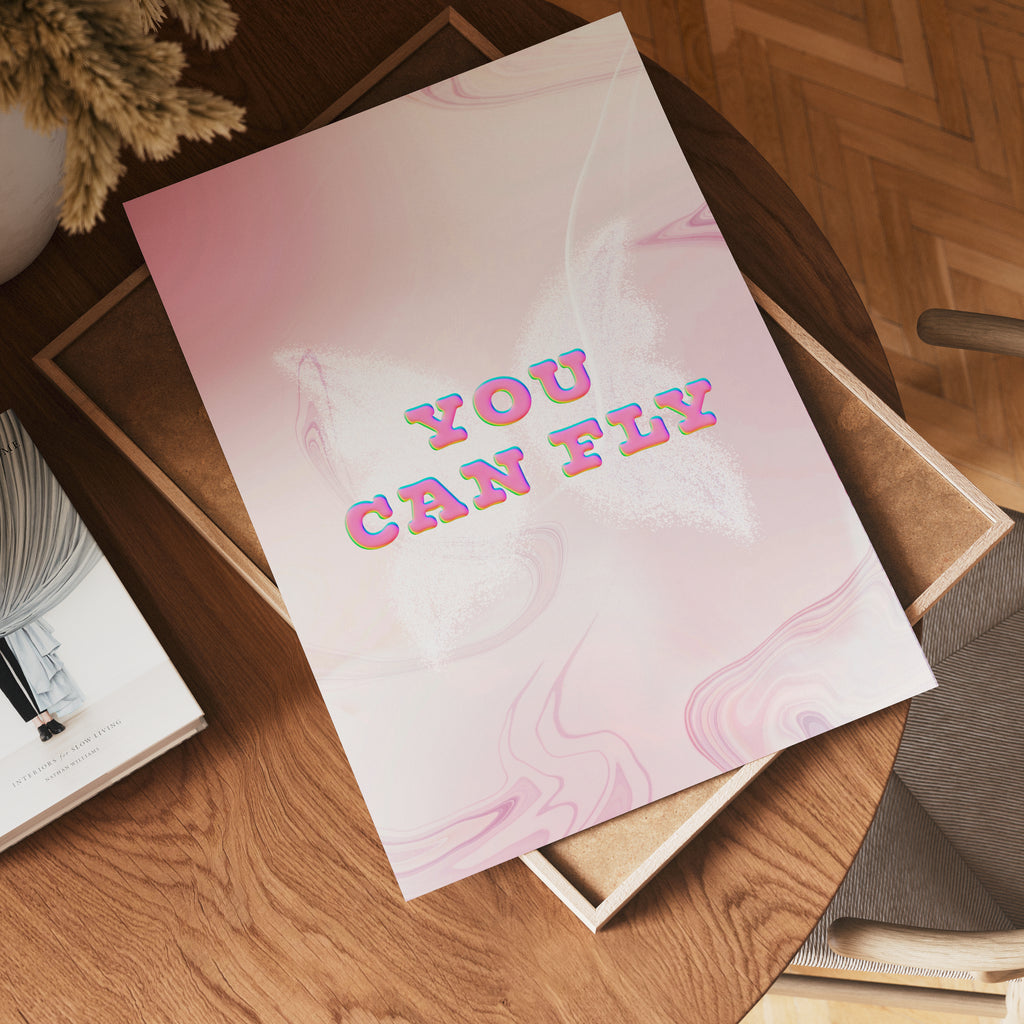 You Can Fly poster i flera storlekar – jämför mått och välj rätt hos Bozetto i hög tryckkvalitet