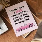 Pink Convertible Power poster i olika storlekar – köp enkelt hos Bozetto i hög kvalitet