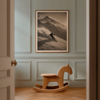 Powder Run in the Alps Poster