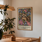 William Morris Masked Raccoon Poster – i rum 3