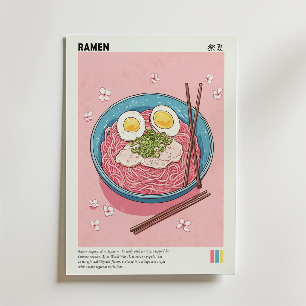 The Art of Umami – stilfullt konsttryck från Bozetto, tryckt på matt finpapper i hög tryckkvalitet