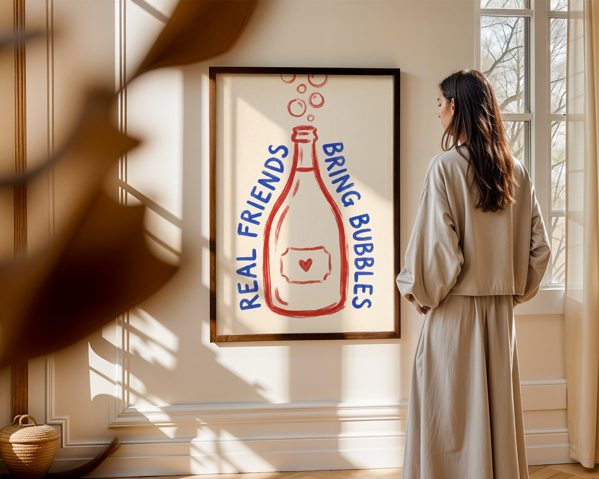 Real Friends Bring Bubbles Poster – i rum 2