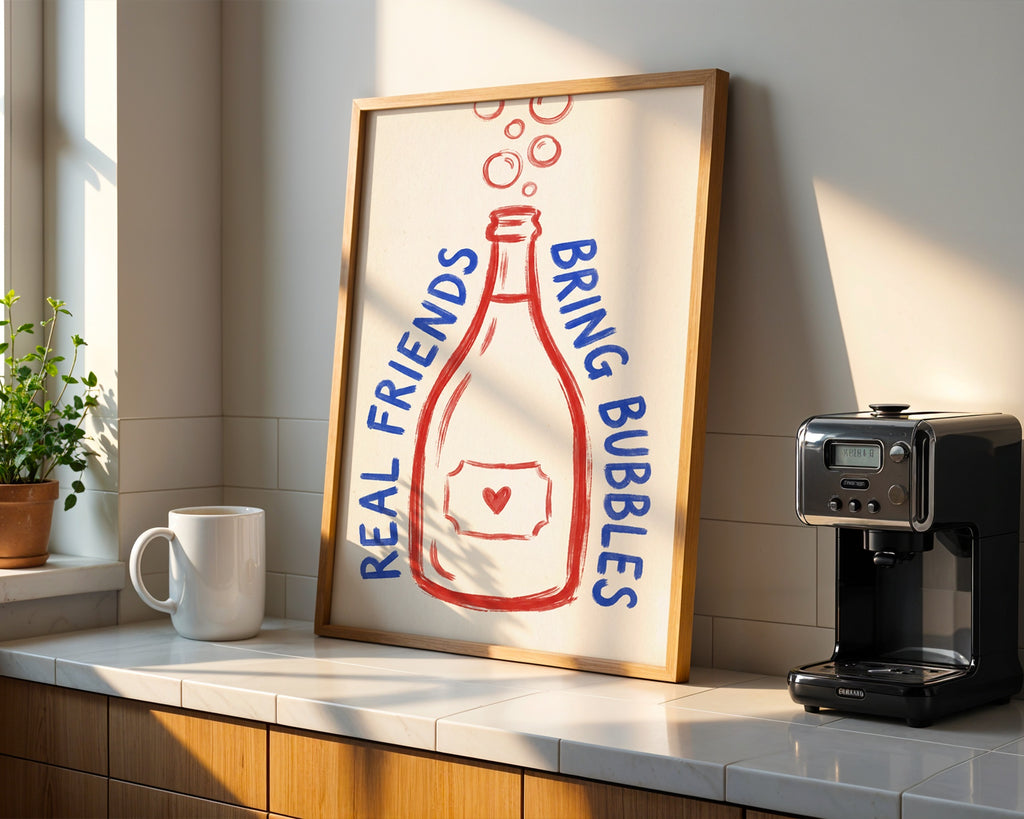 Real Friends Bring Bubbles Poster – i rum 5