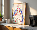 Real Friends Bring Bubbles Poster – i rum 5