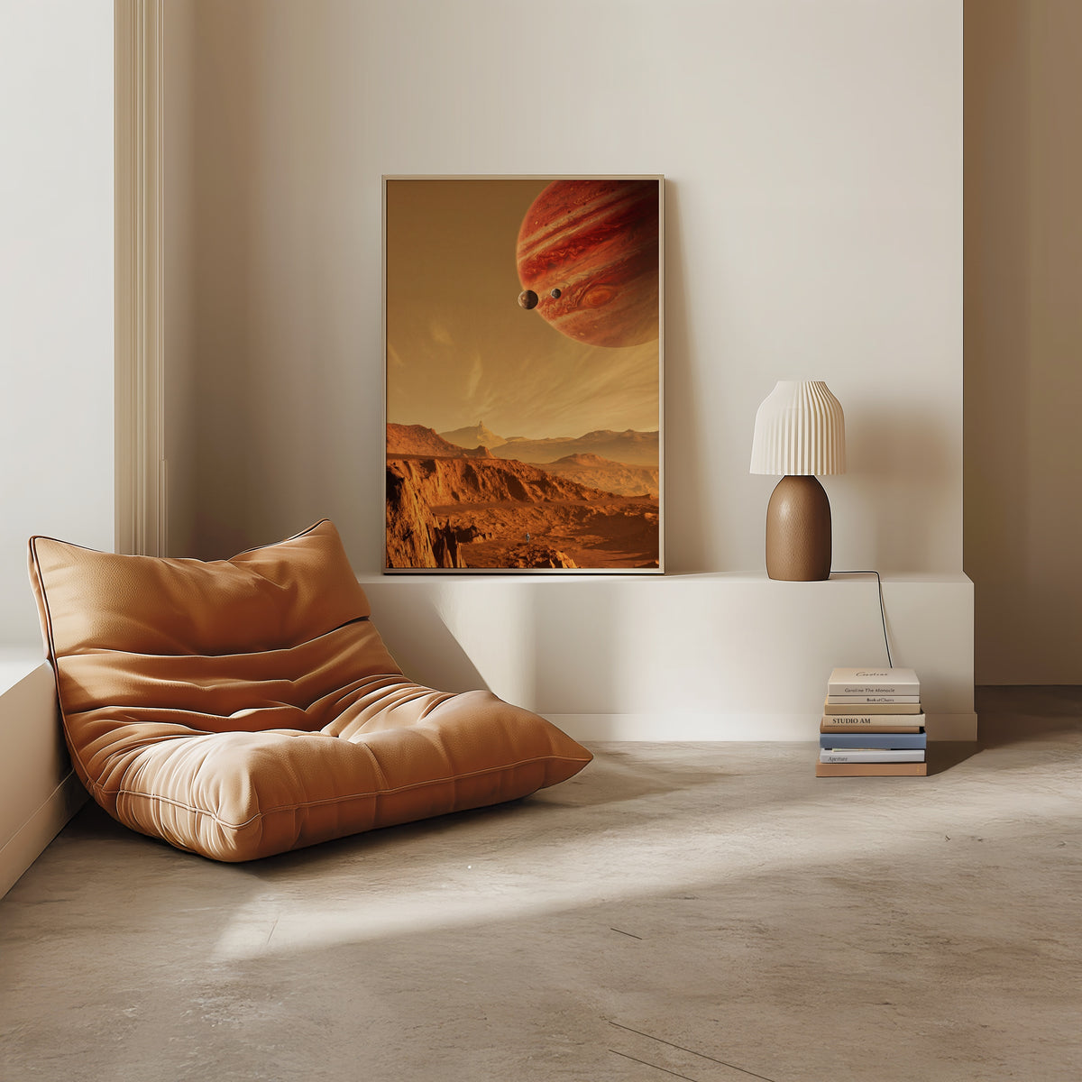 Red Horizon Poster i rumskomposition med ekram