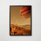 Red Horizon Poster i hemmiljö