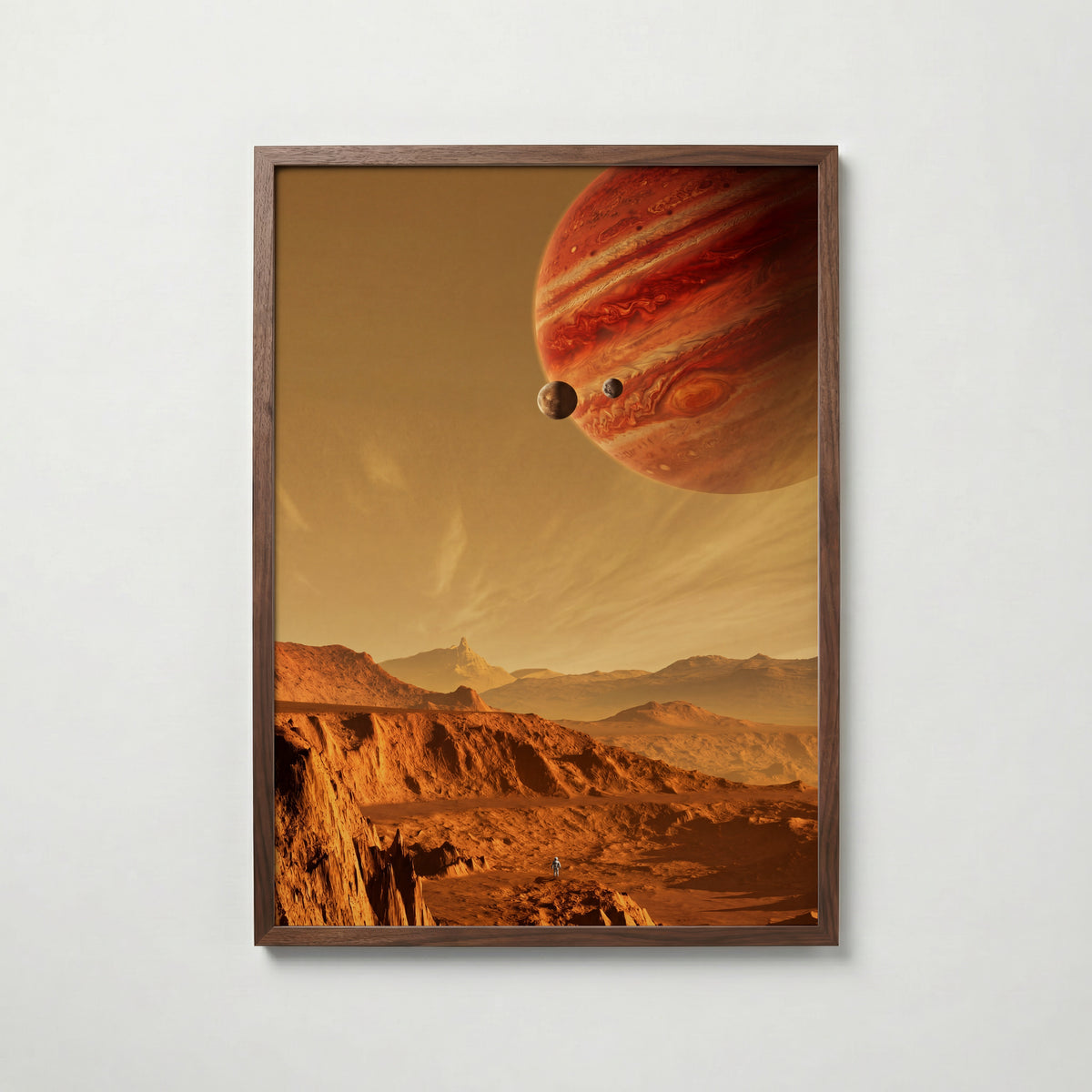 Red Horizon Poster i vardagsrumsmiljö