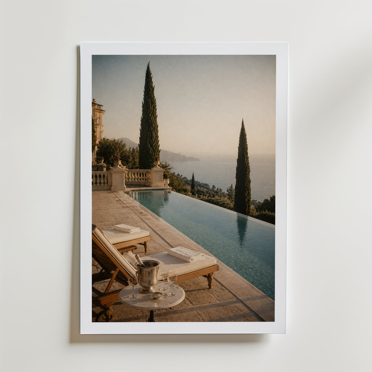 Riviera Infinity Pool Poster