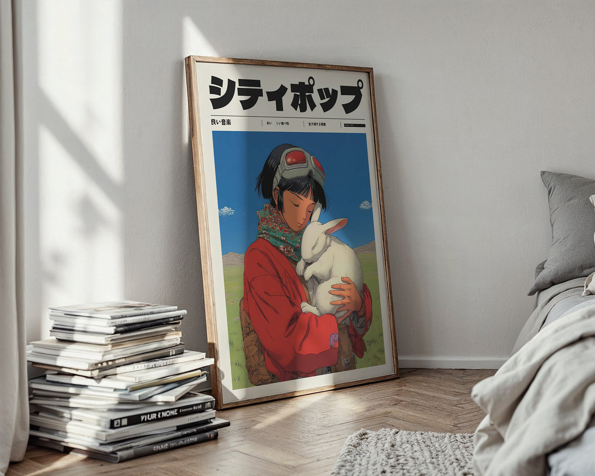 Mockup för Silent Fields – se hur affischen ser ut inramad på din vägg, Bozetto i hög tryckkvalitet