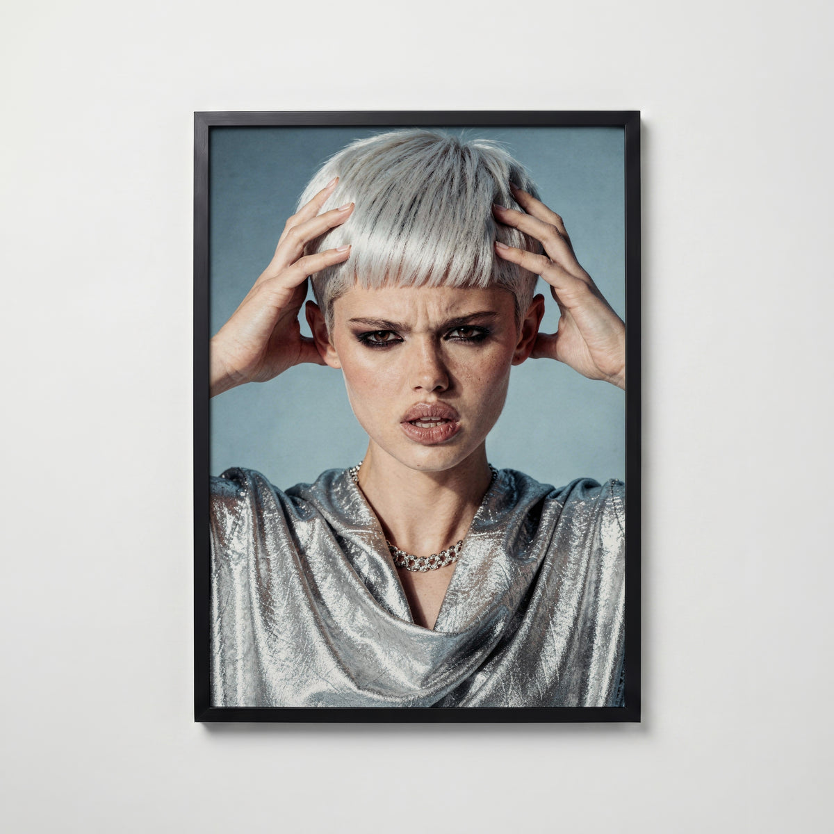 Silver Edge Poster i hemmiljö