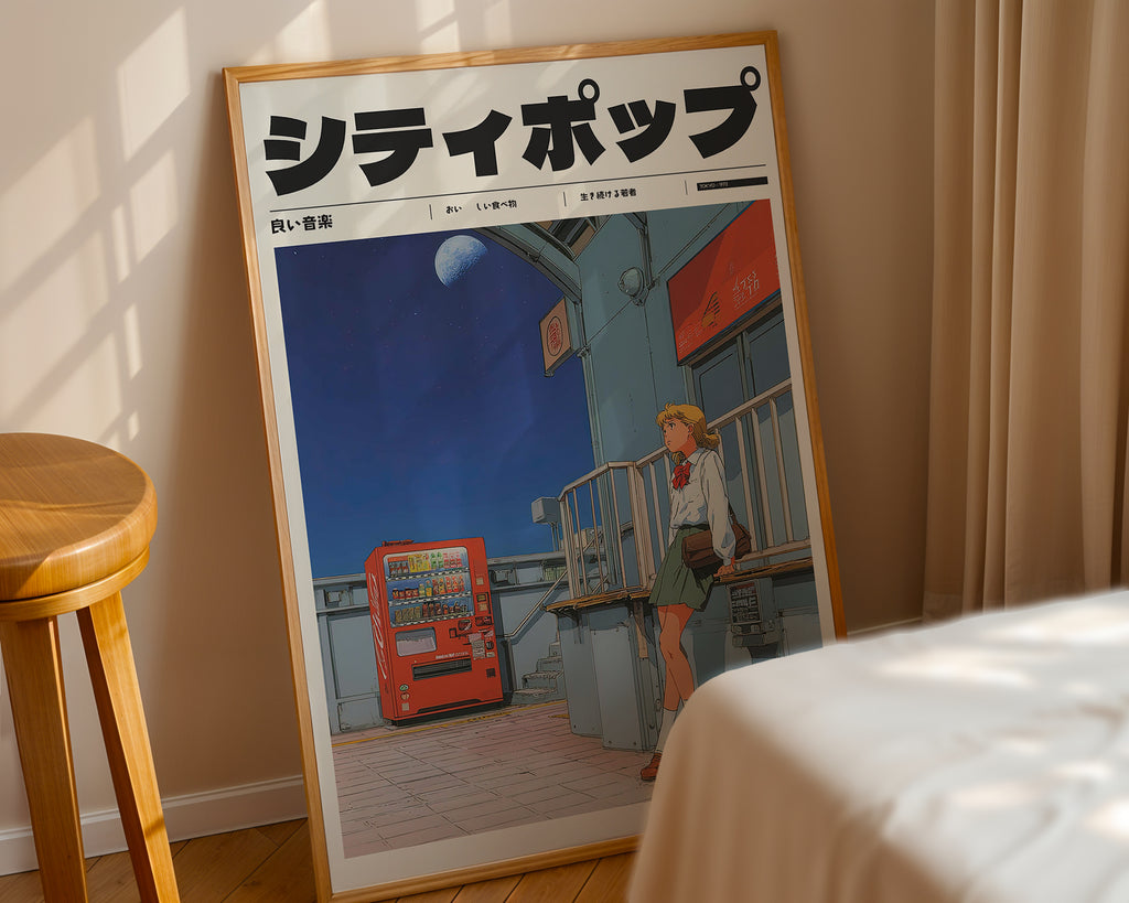 Soft Machines poster visualiserad på vägg – se rätt storlek med mockup från Bozetto