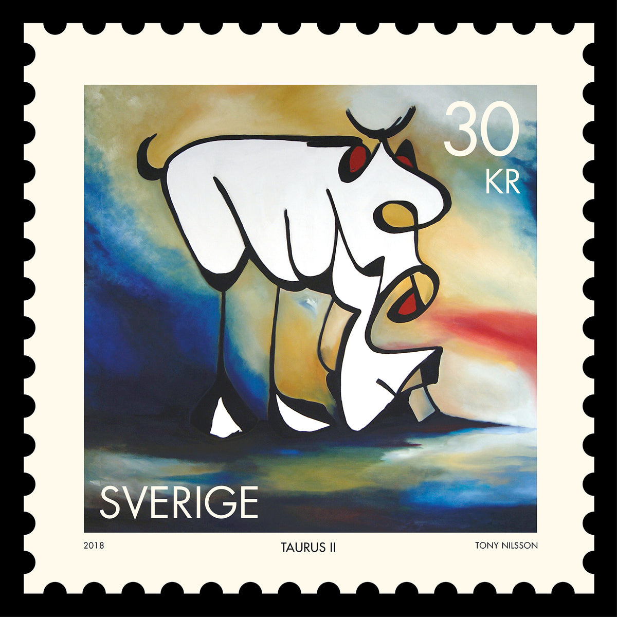 Taurus II – Tony Nilsson – affisch med stilfullt motiv från Bozetto i hög kvalitet