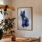 Starry Night Cat Sculpture Poster – i rum 1