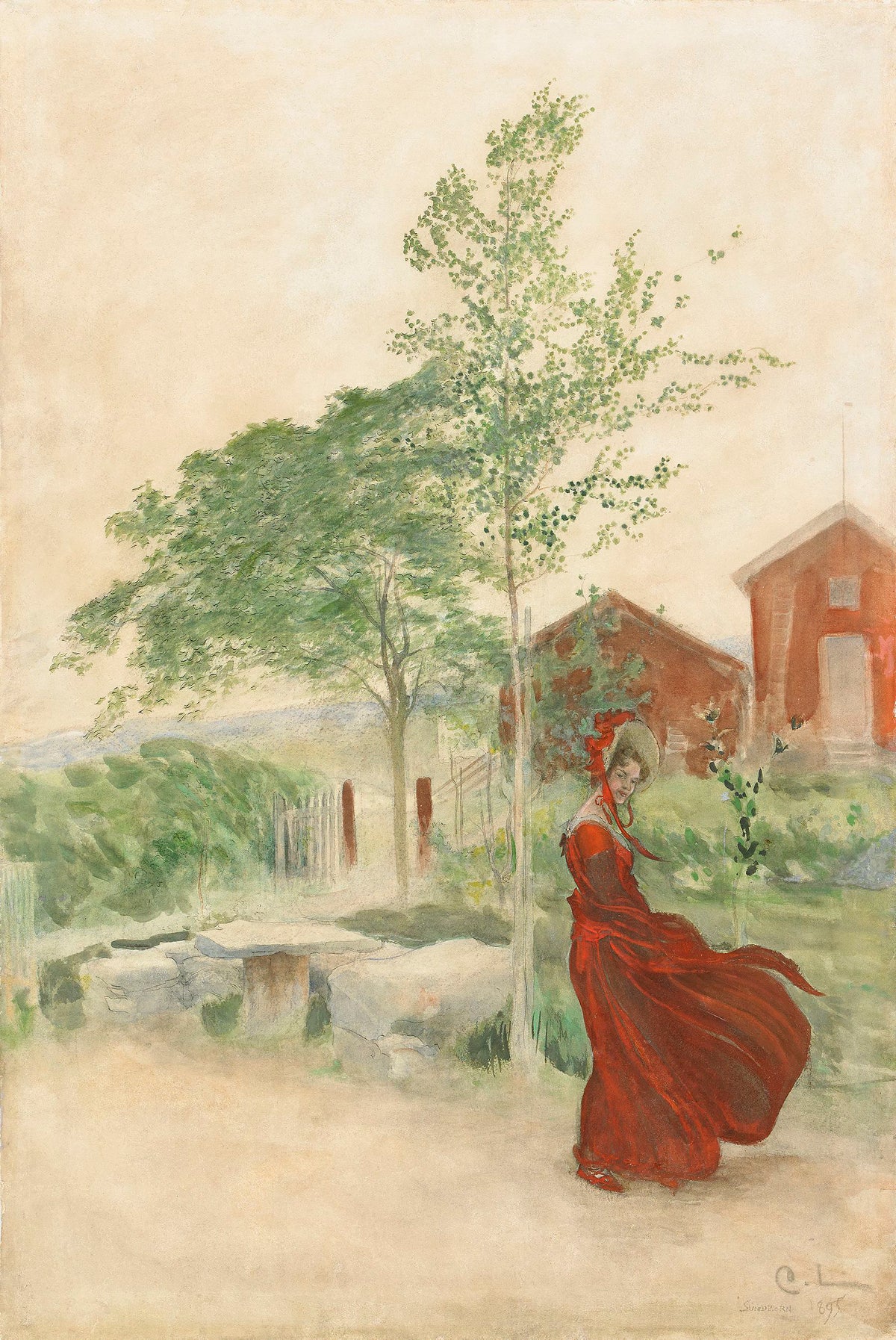 Carl Larsson Stina 1895 – köp enkelt hos Bozetto konsttryck i hög kvalitet i hög kvalitet