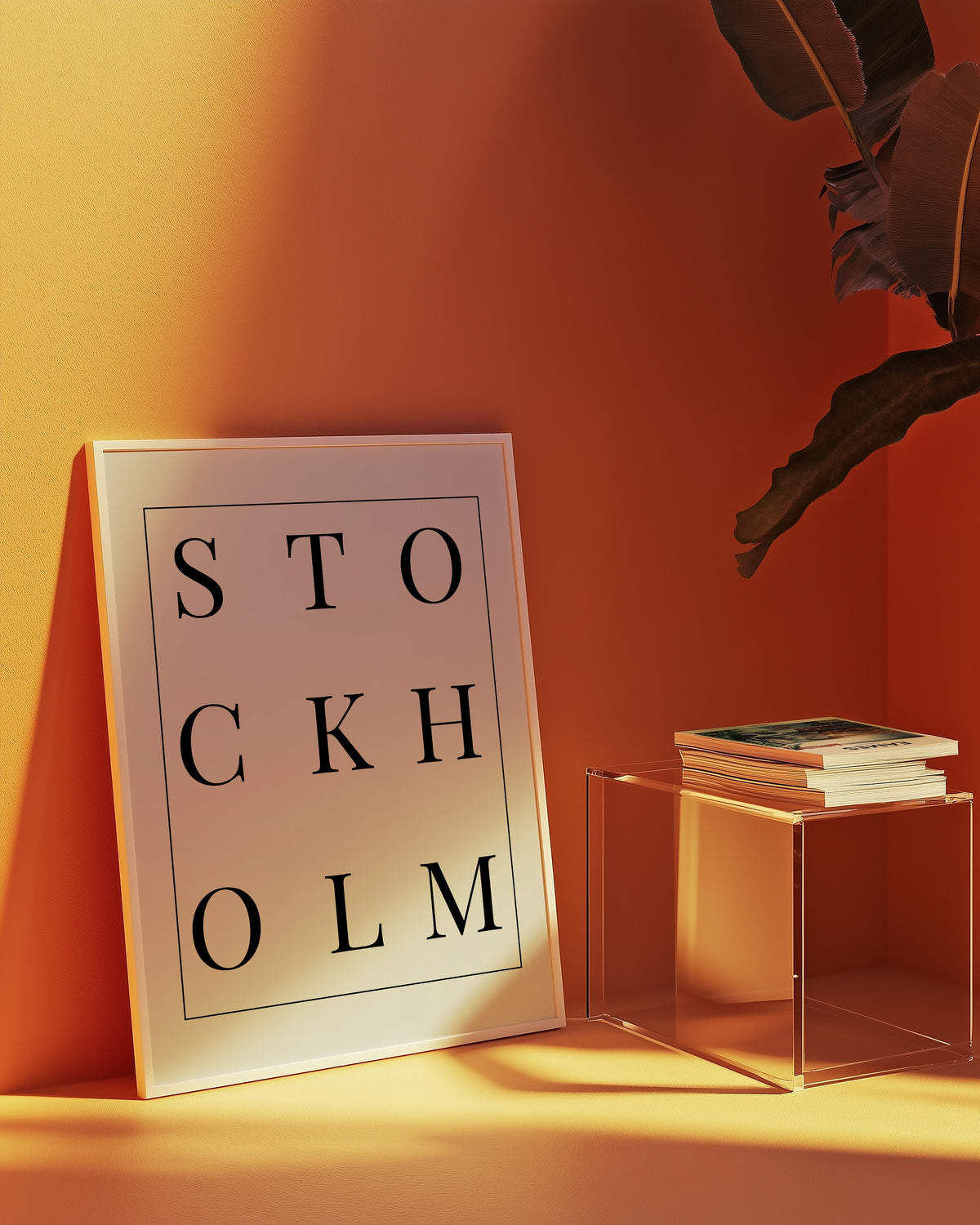 Stockholm Versaler Poster – i rum 3
