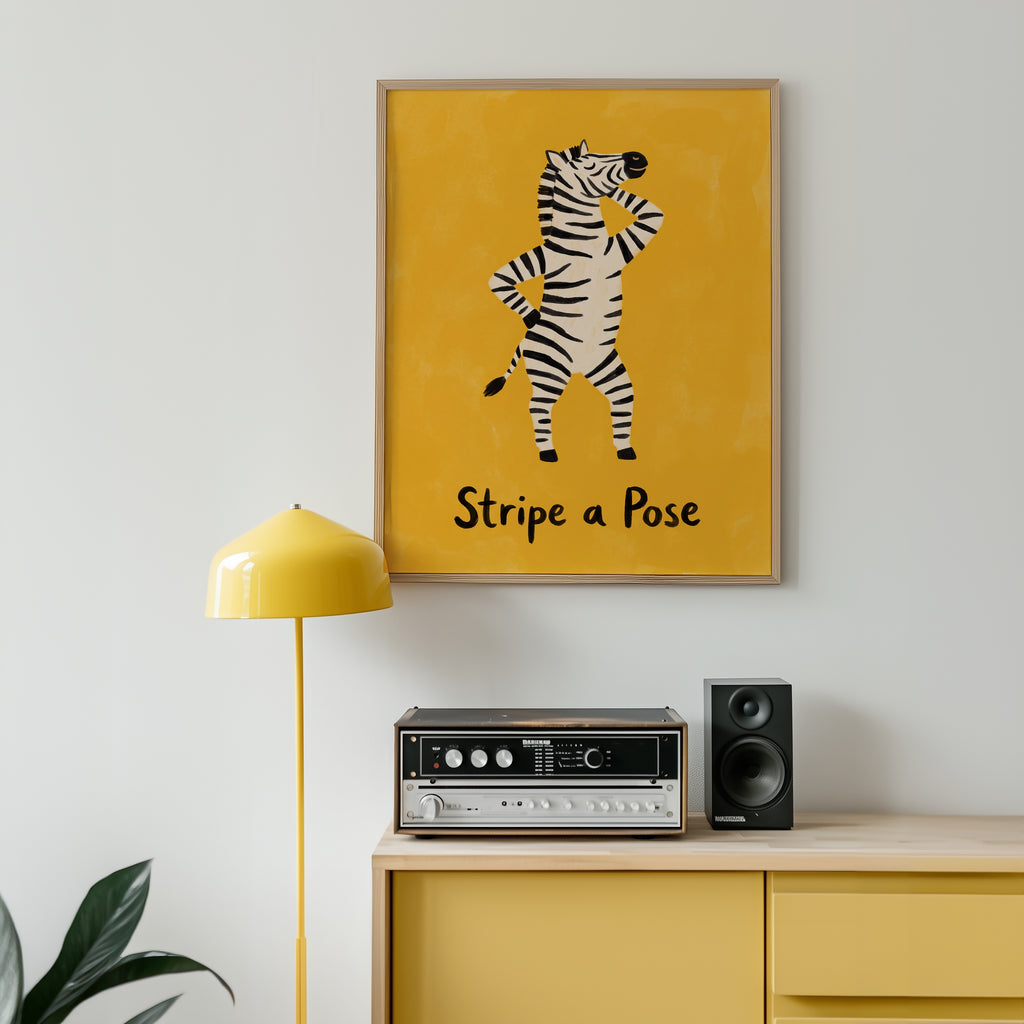 Stripe a Pose Poster – i rum 4