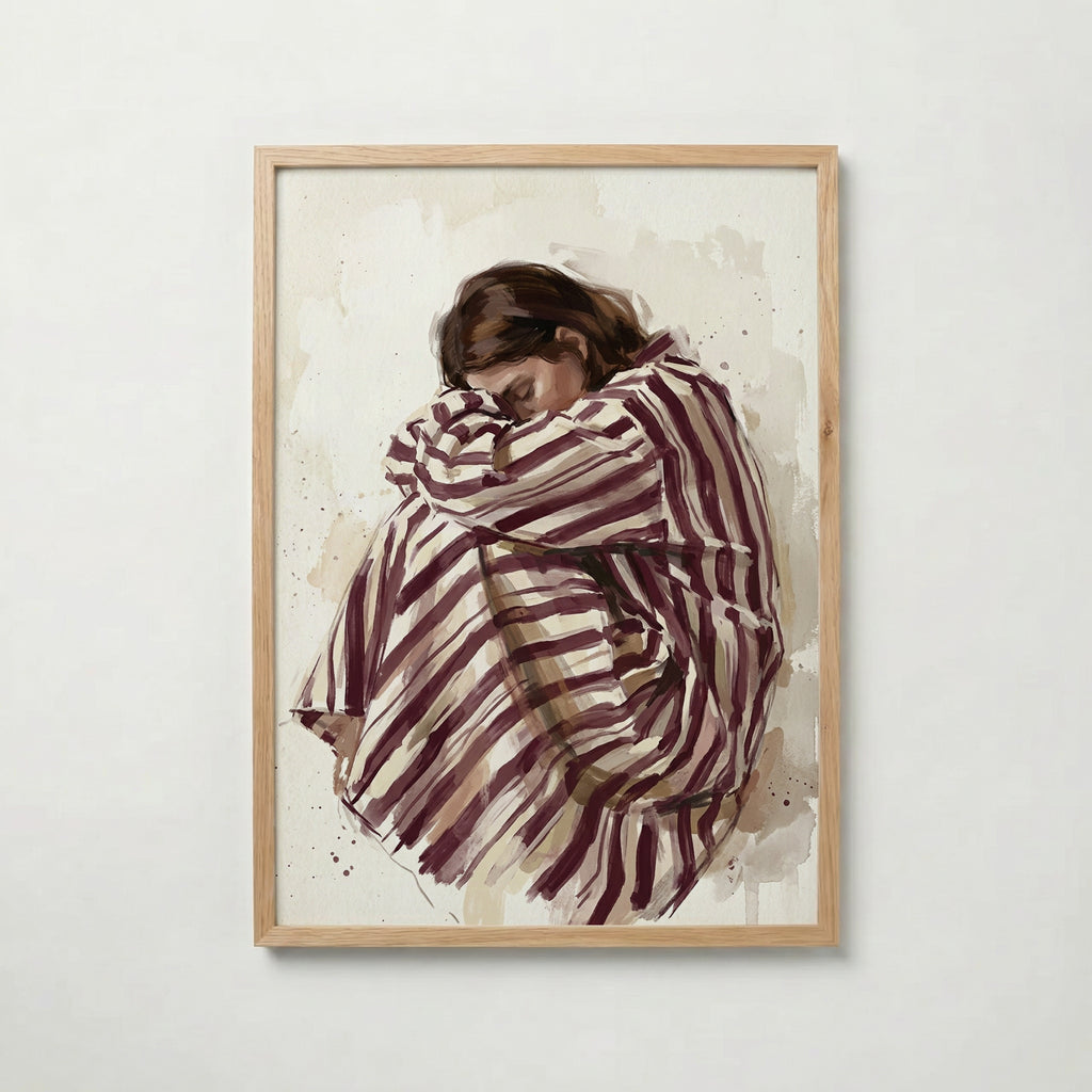 Striped Slumber Poster med ekram